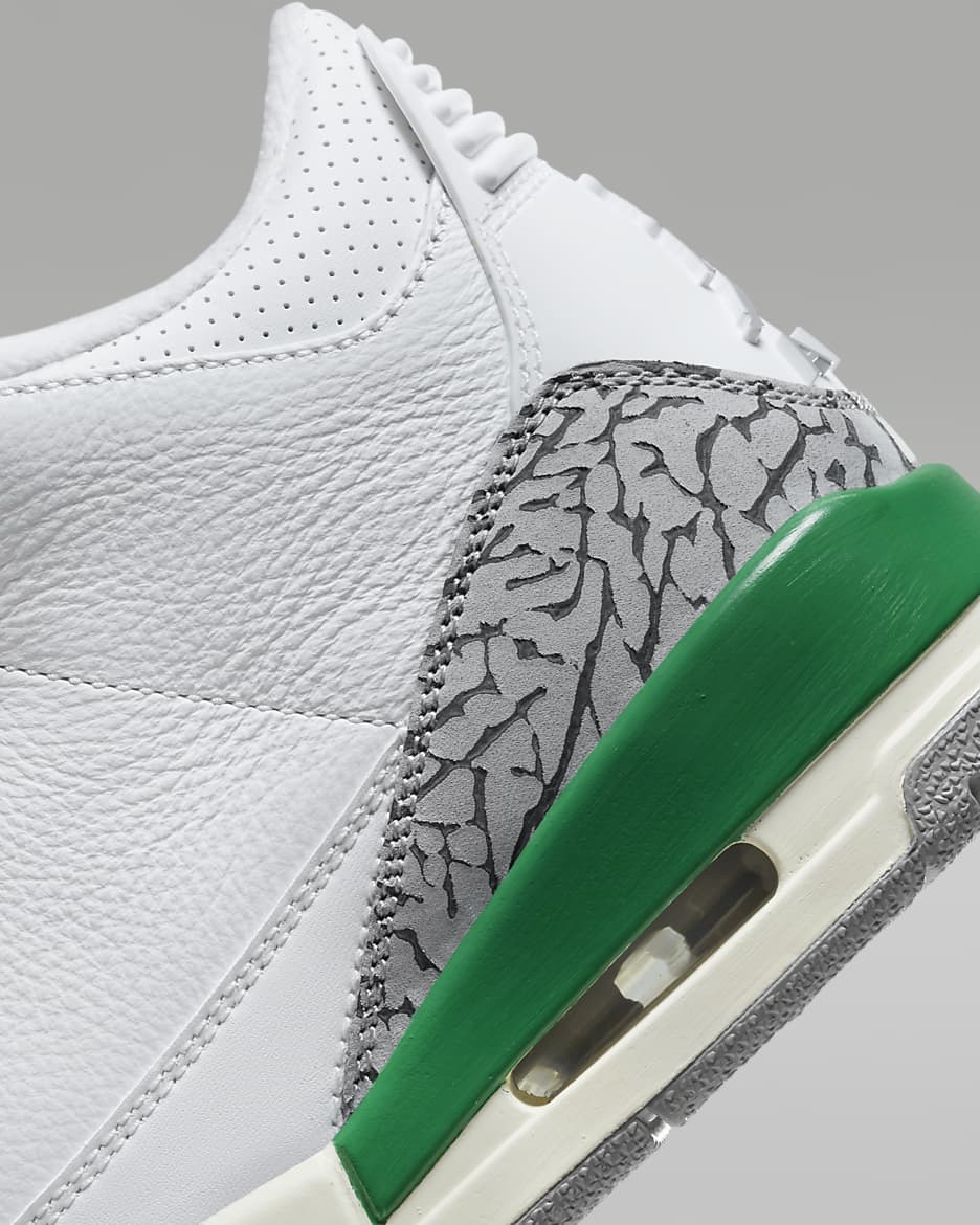 Gray and green jordan 3s clearance